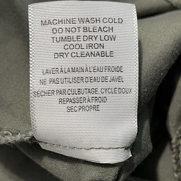 Joie Park Skinny Zippered Utility Pants Green 0 - Picture 14 of 16